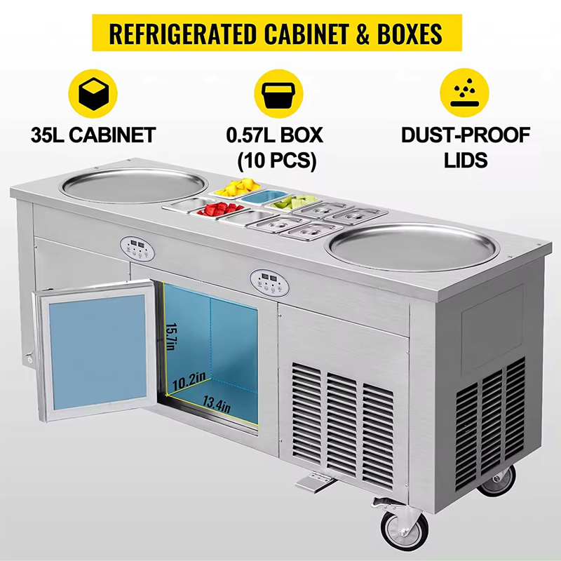 Commercial Kitchen Ice Machine - Freidora automática de helado de gran