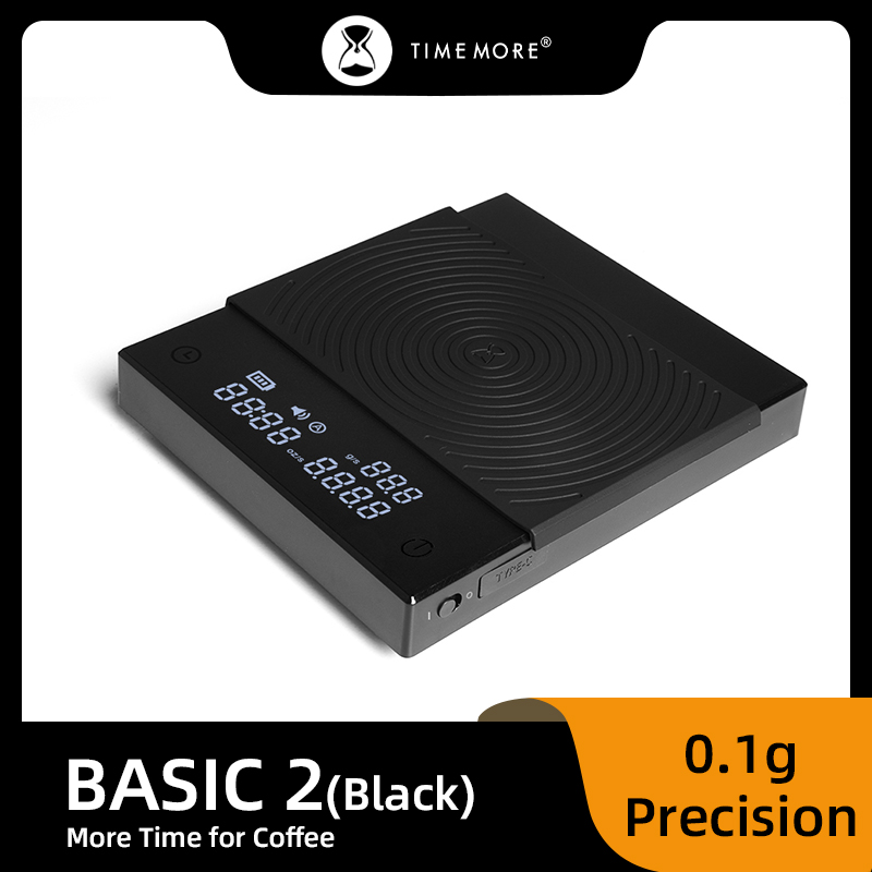 Commercial Kitchen Lighting - Báscula Digital TIMEMORE Store Black Mirror