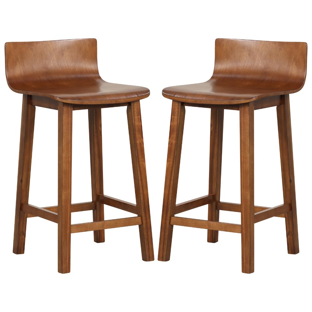 Commercial Kitchen Island - Juego de 2 Taburetes de Bar