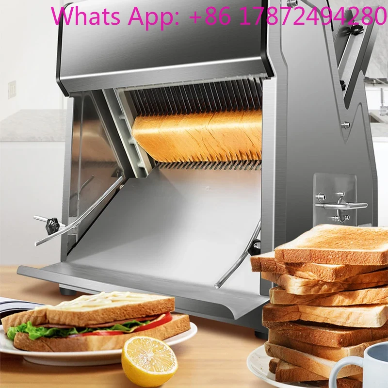 Commercial Bread Slicer - Rebanadora de pan comercial de 220V,