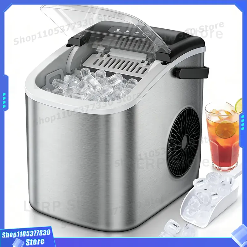 Commercial Kitchen Ice Machine - Máquina de Hielo Comercial de 26lbs/24H