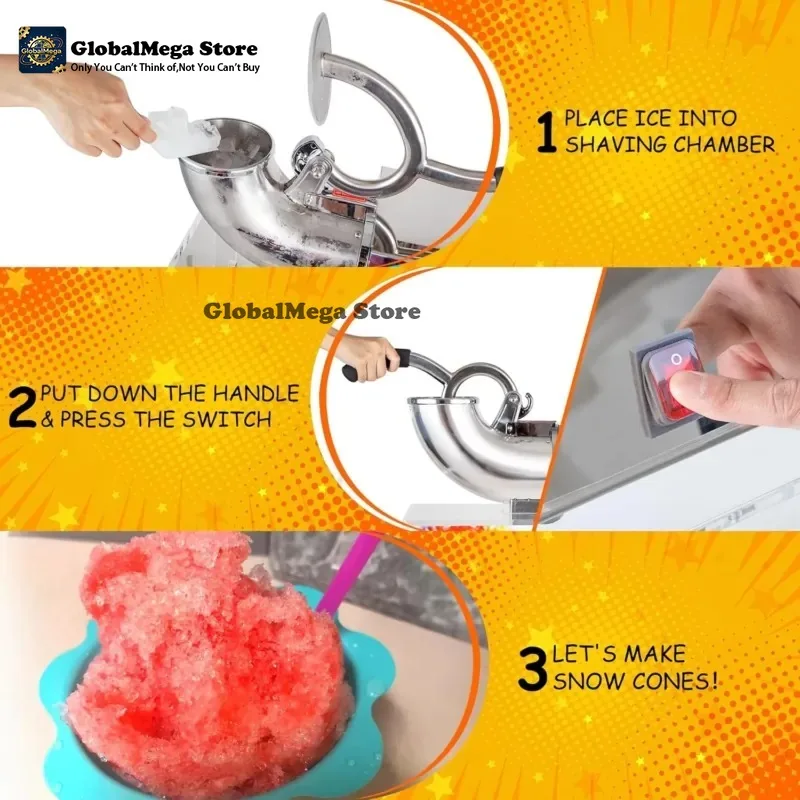 Commercial Kitchen Ice Machine - Máquina Trituradora de Hielo Semiautomática 2026,