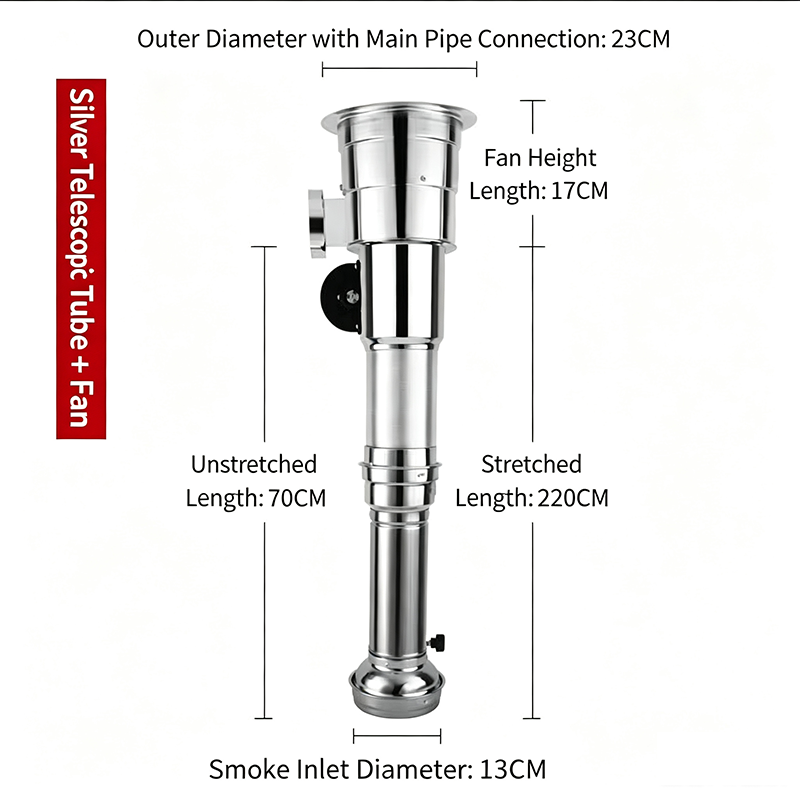 Extractor de Humo Comercial Te - Commercial Exhaust Hood reseña y precio