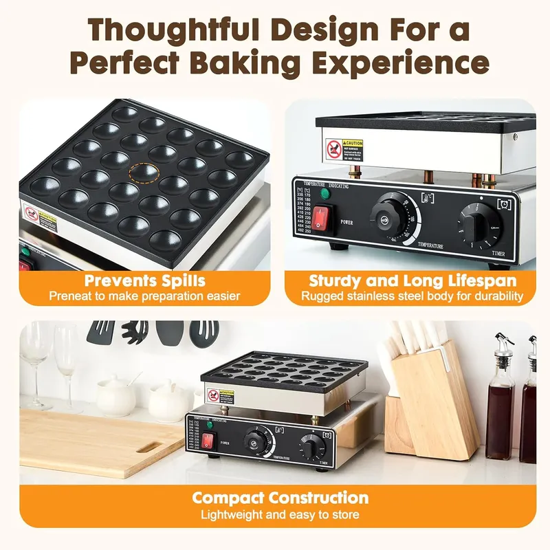 Mini Máquina para Hacer Panque - Commercial Kitchen And Bar reseña y precio