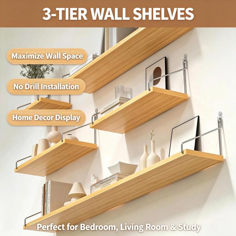 Estante Flotante de Madera Sin - Commercial Kitchen Wall Shelves reseña y precio