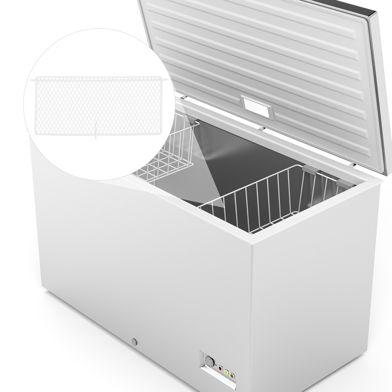 Separador de Alambre para Cong - Commercial Chest Freezer reseña y precio