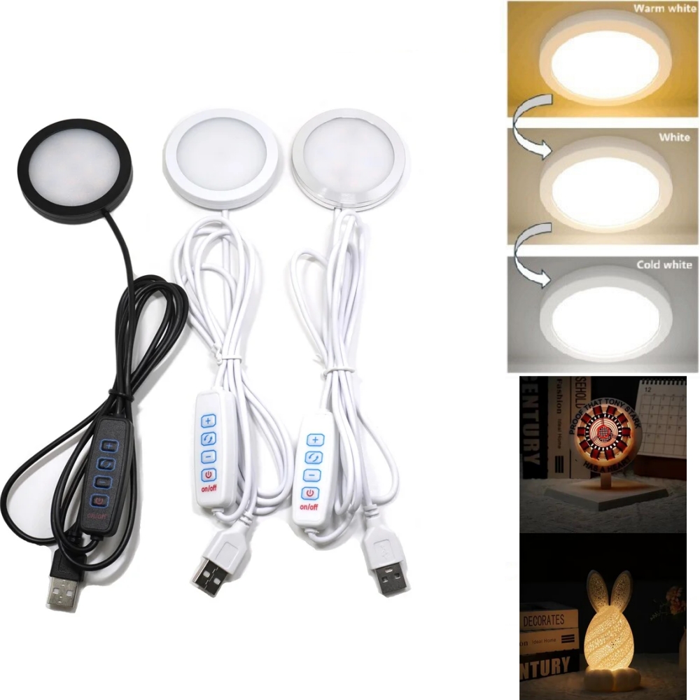 Puck de luz USB ajustable de 3 - Commercial Kitchen Lighting reseña y precio