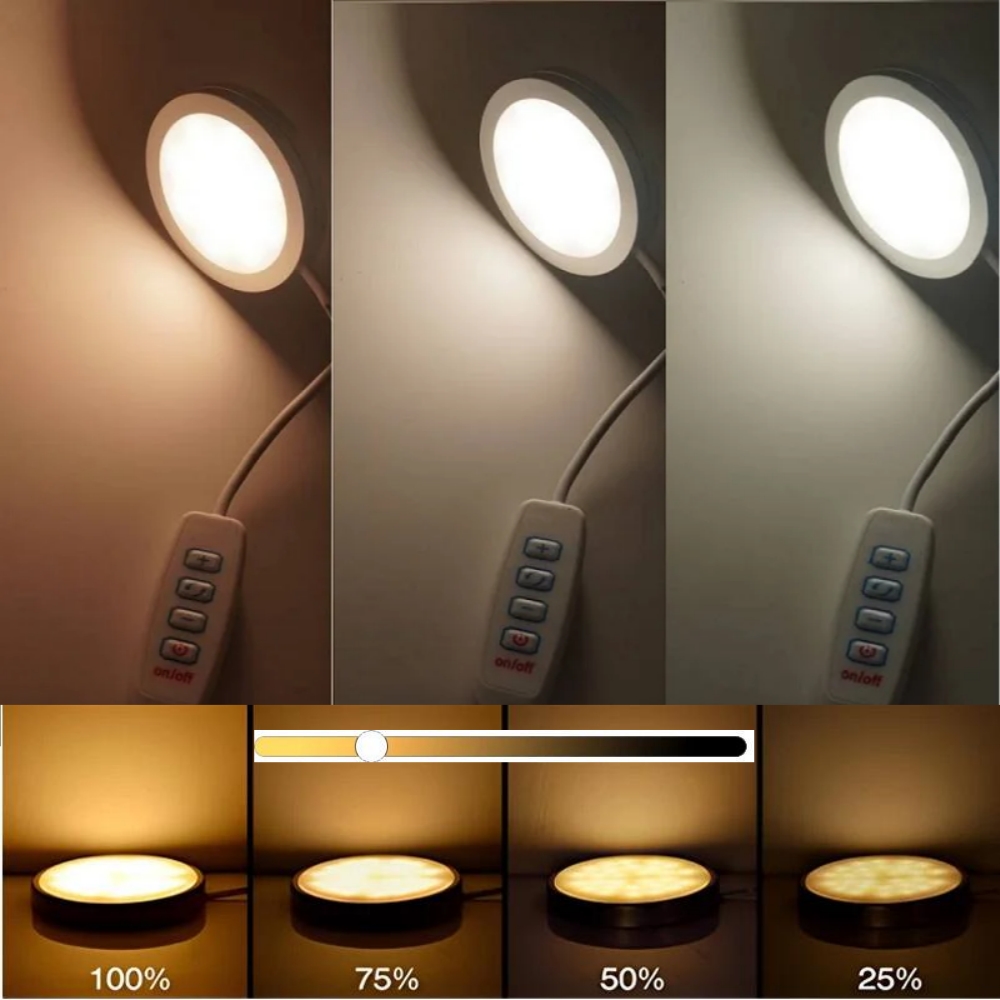 Puck de luz USB ajustable de 3 - Commercial Kitchen Lighting reseña y precio