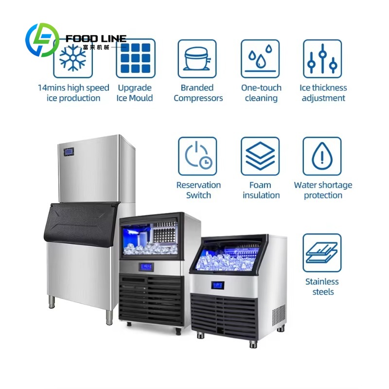 Máquina de Hielo Comercial par - Commercial Kitchen Ice Machine reseña y precio