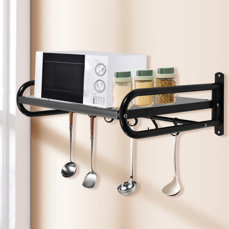 Estante para horno microondas  - Commercial Kitchen Wall Shelves reseña y precio
