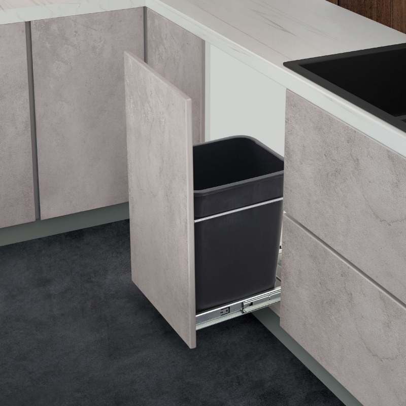Cubo de basura oculto, gabinet - Commercial Kitchen Trash Can reseña y precio