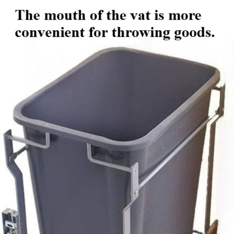 Cubo de basura oculto, gabinet - Commercial Kitchen Trash Can reseña y precio