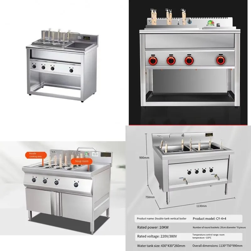 Olla de gas comercial para fid - Commercial Kitchen Boiler reseña y precio