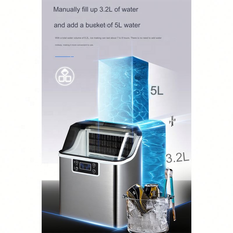 Máquina de hielo personalizada - Commercial Kitchen Ice Machine reseña y precio