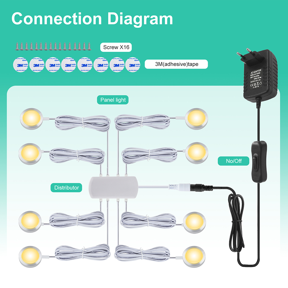 Kit de alimentación de interru - Commercial Kitchen Lighting reseña y precio