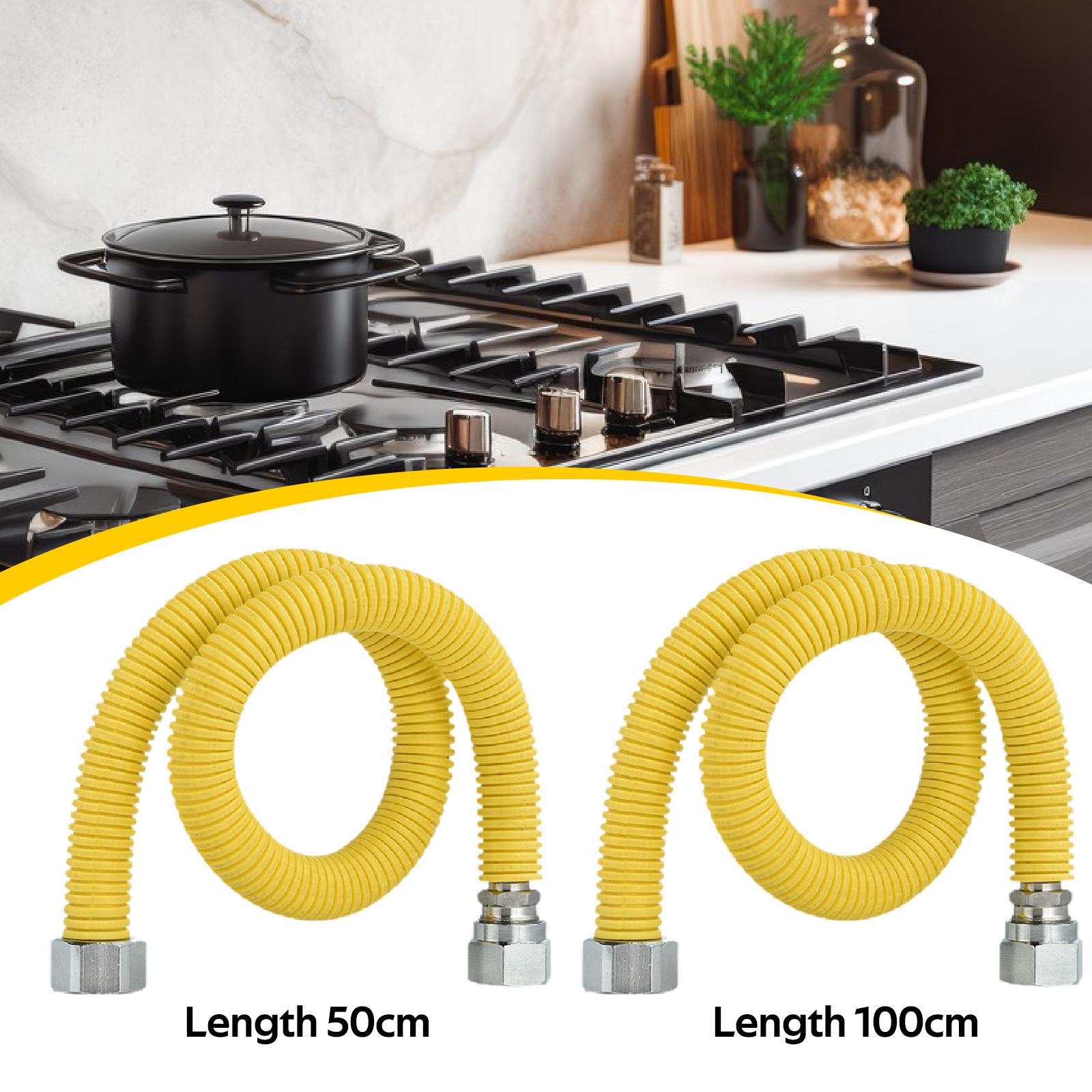 Manguera de Gas Corrugada de A - Commercial Kitchen Gas Line reseña y precio