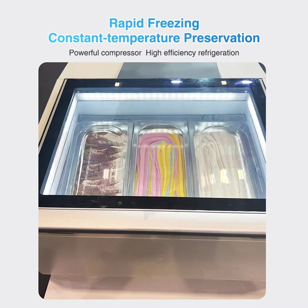 Mini congelador horizontal con - Commercial Chest Freezer reseña y precio