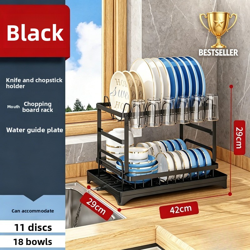 Escurridor de platos de doble  - Commercial Kitchen Floor Drain reseña y precio