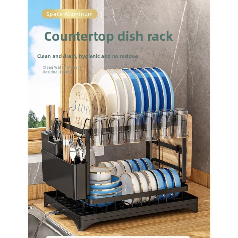 Escurridor de platos de doble  - Commercial Kitchen Floor Drain reseña y precio