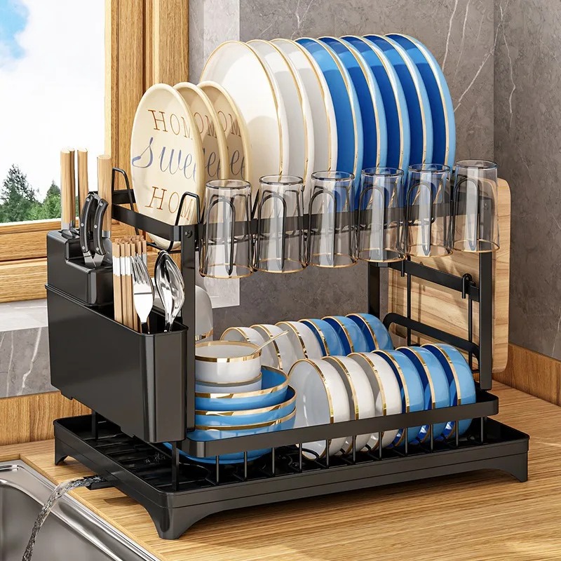 Escurridor de platos de doble  - Commercial Kitchen Floor Drain reseña y precio