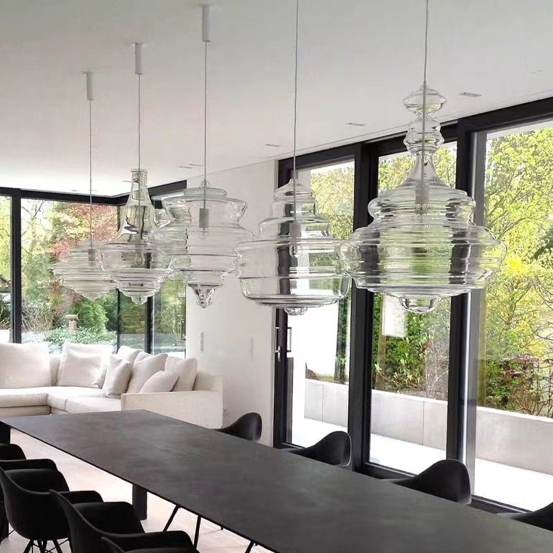 Lámpara de cristal de galss de - Commercial Kitchen Island reseña y precio