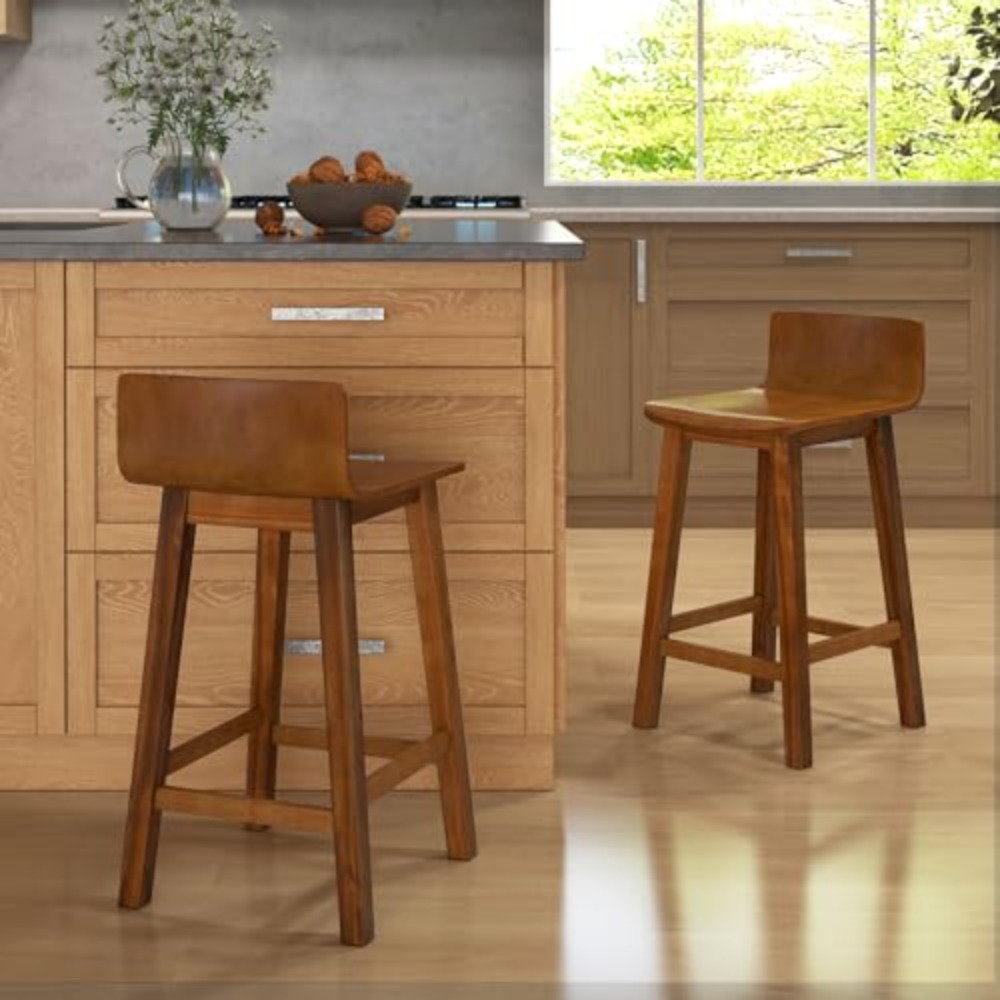 Juego de 2 Taburetes de Bar de - Commercial Kitchen Island reseña y precio