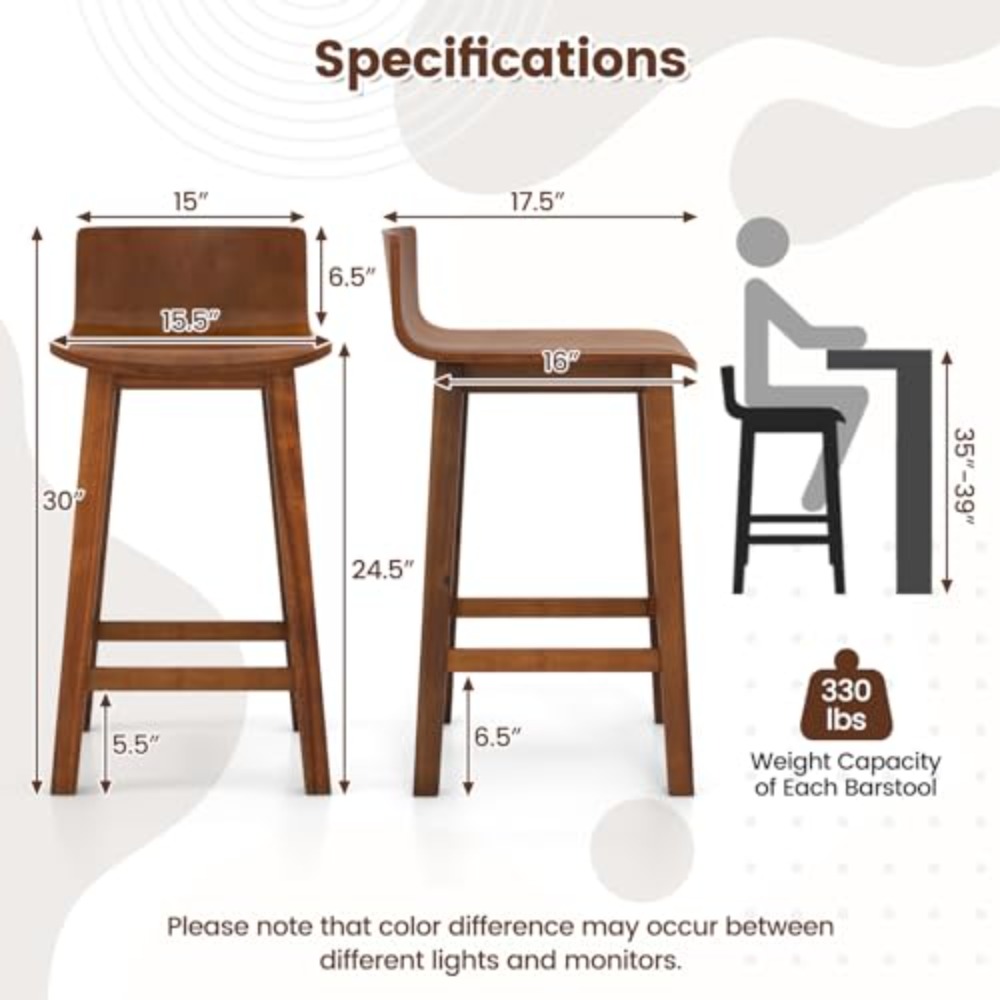 Juego de 2 Taburetes de Bar de - Commercial Kitchen Island reseña y precio