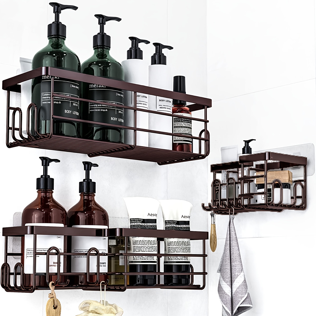 Organizador de Ducha con Jabon - Commercial Kitchen Wall Shelves reseña y precio