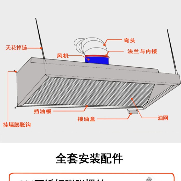Campana de Gas comercial sin i - Commercial Kitchen Hood Installation reseña y precio