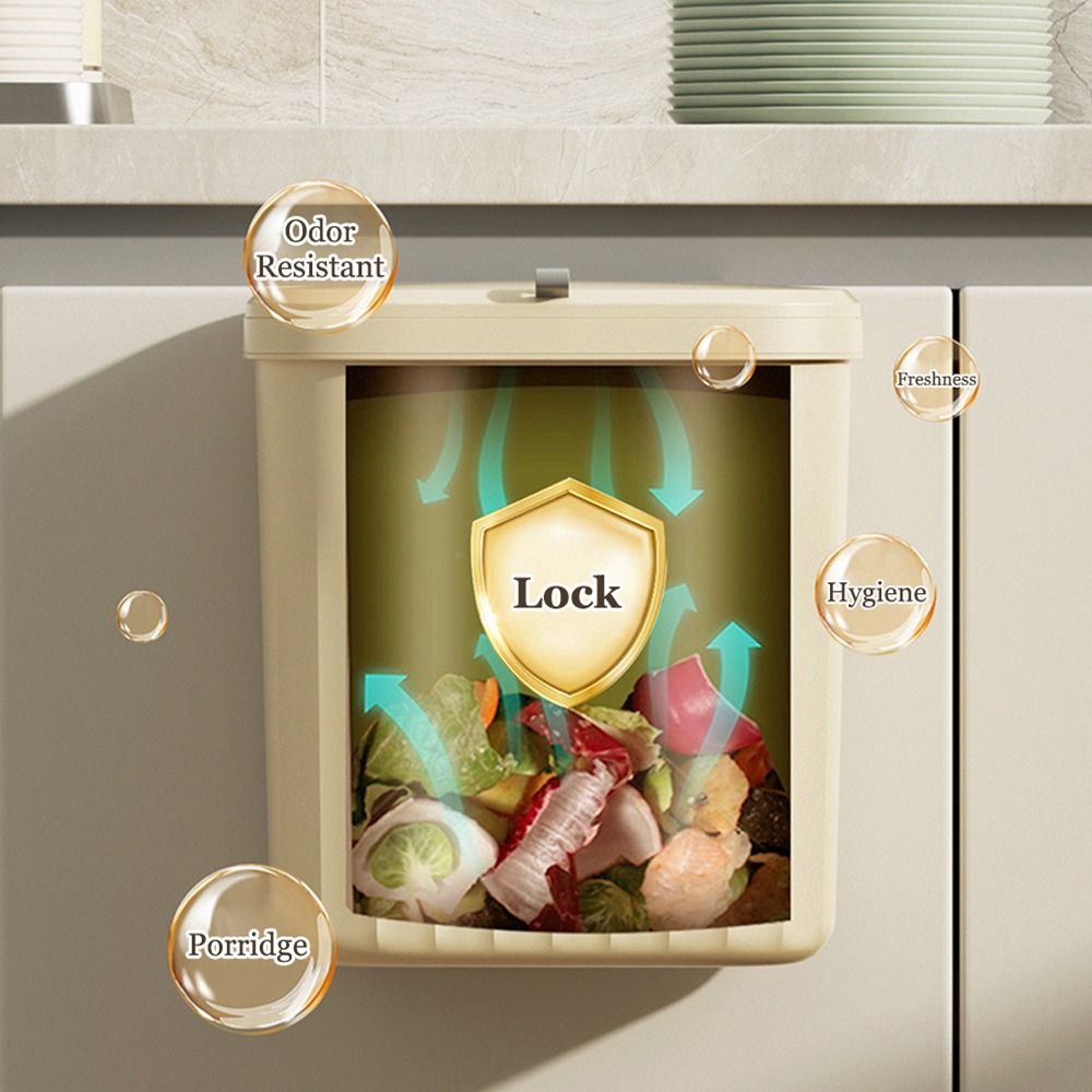 1 unidad de nuevo cubo de basu - Commercial Kitchen Trash Can reseña y precio