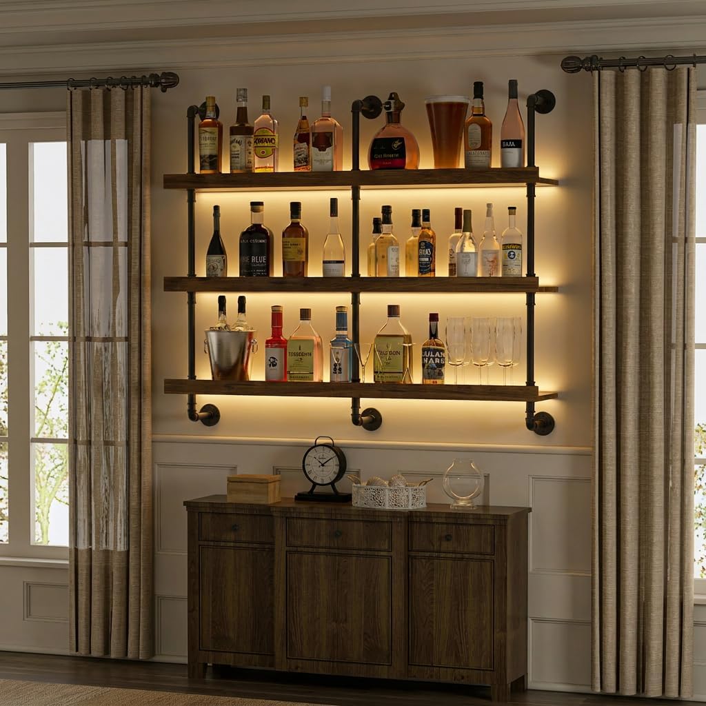 Estante para vinos montado en  - Commercial Kitchen Lighting reseña y precio
