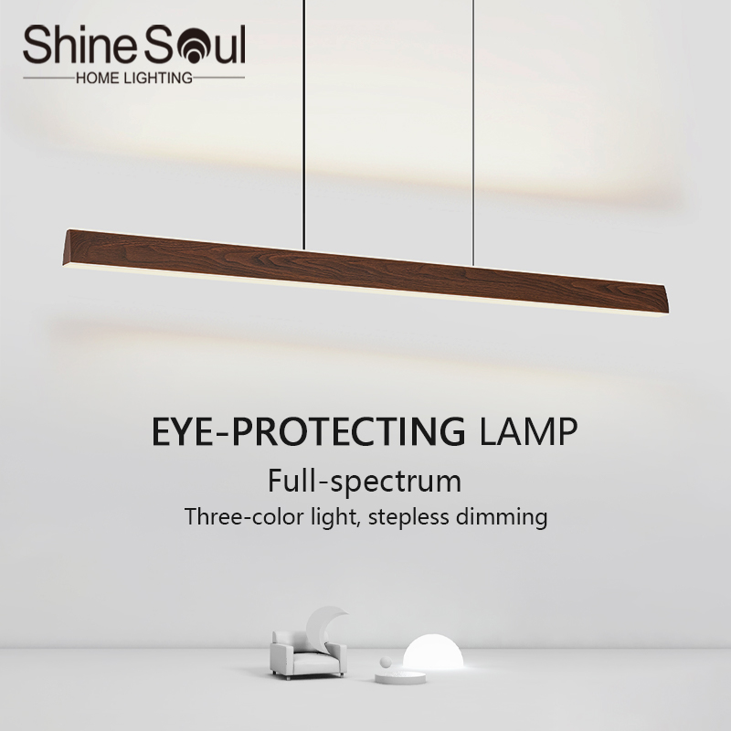 Lámpara colgante Led de nogal, - Commercial Kitchen Island reseña y precio