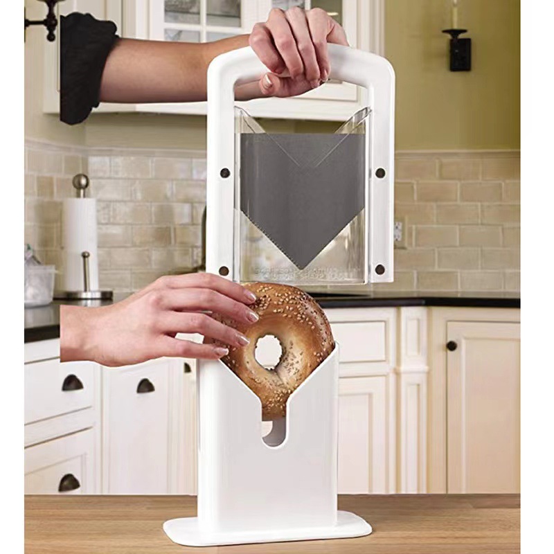 Cortador de Bagels con Mango d - Commercial Bread Slicer reseña y precio