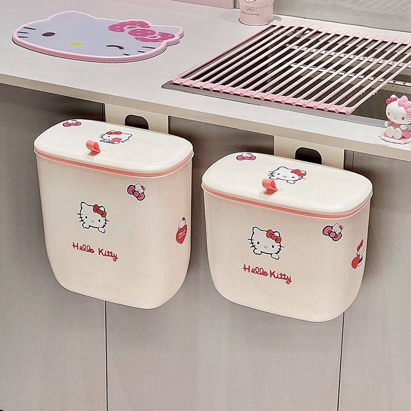 Cubo de basura colgante con ta - Commercial Kitchen Trash Can reseña y precio