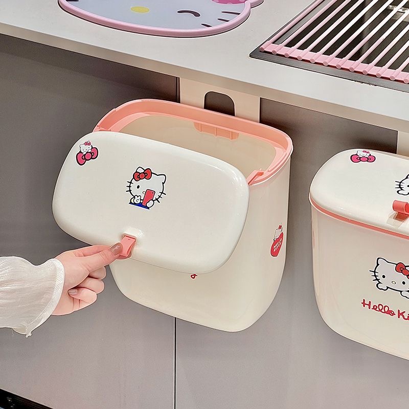 Cubo de basura colgante con ta - Commercial Kitchen Trash Can reseña y precio