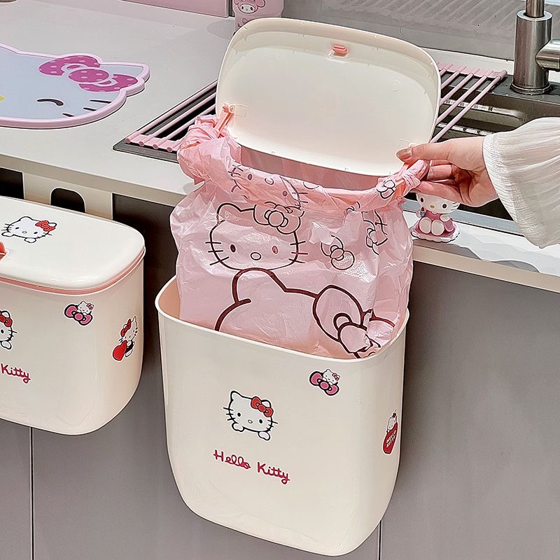 Cubo de basura colgante con ta - Commercial Kitchen Trash Can reseña y precio