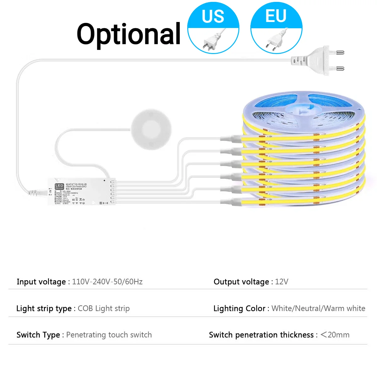 Kit de Tiras de Luces LED COB  - Commercial Kitchen Lighting reseña y precio