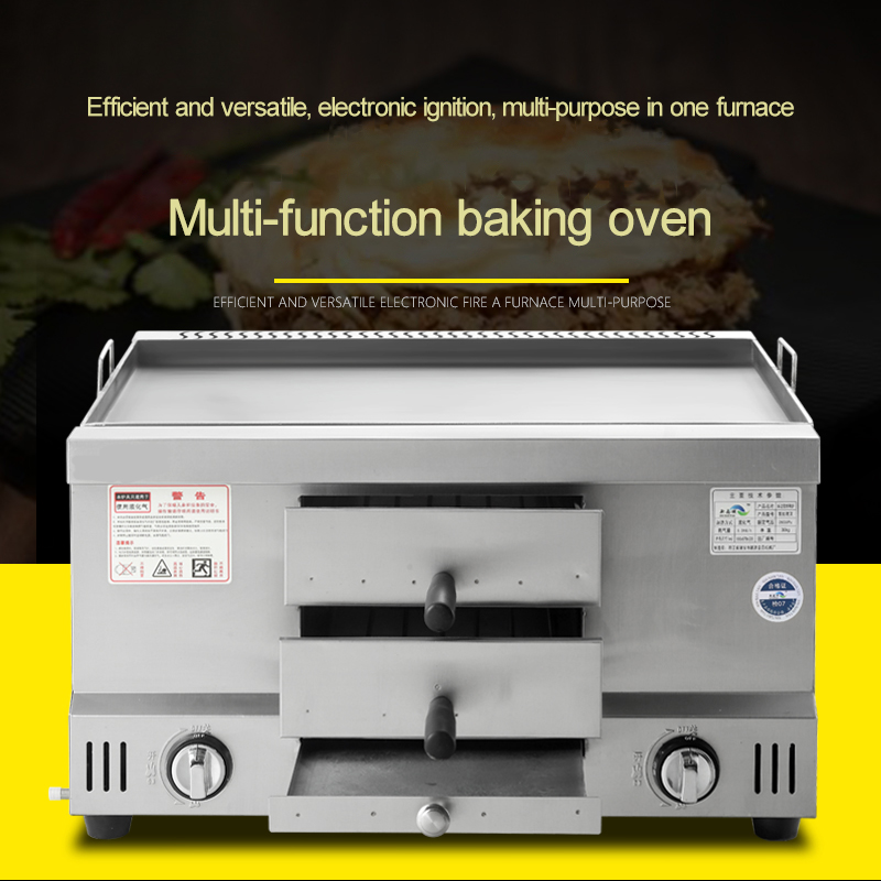 Horno de gas de acero inoxidab - Commercial Kitchen Oven reseña y precio