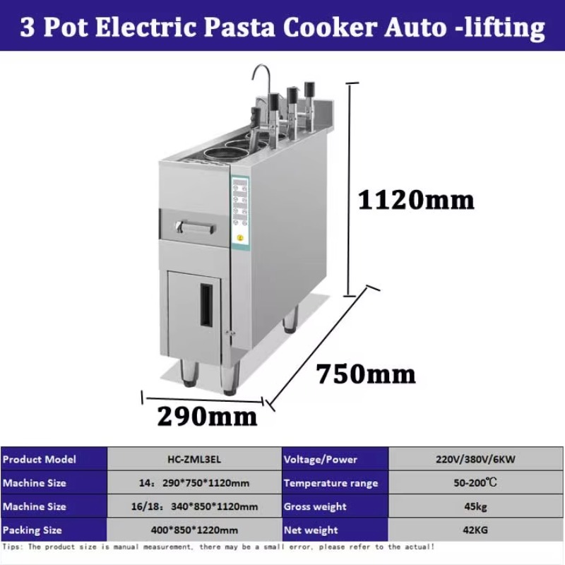 Cocedor de Pasta Eléctrico Com - Commercial Kitchen Boiler reseña y precio