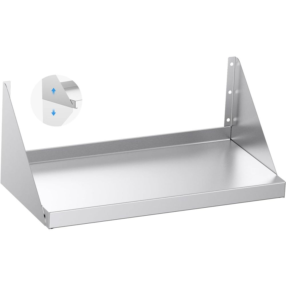 Estante de Pared de Acero Inox - Commercial Kitchen Wall Shelves reseña y precio