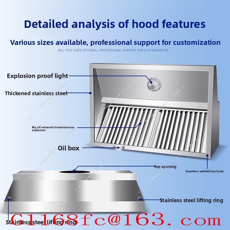 Campana Extractora de Acero In - Commercial Exhaust Hood reseña y precio